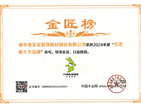 满载荣誉 砥砺前行|JDB电子荣获2024中国板材金匠榜两项大奖